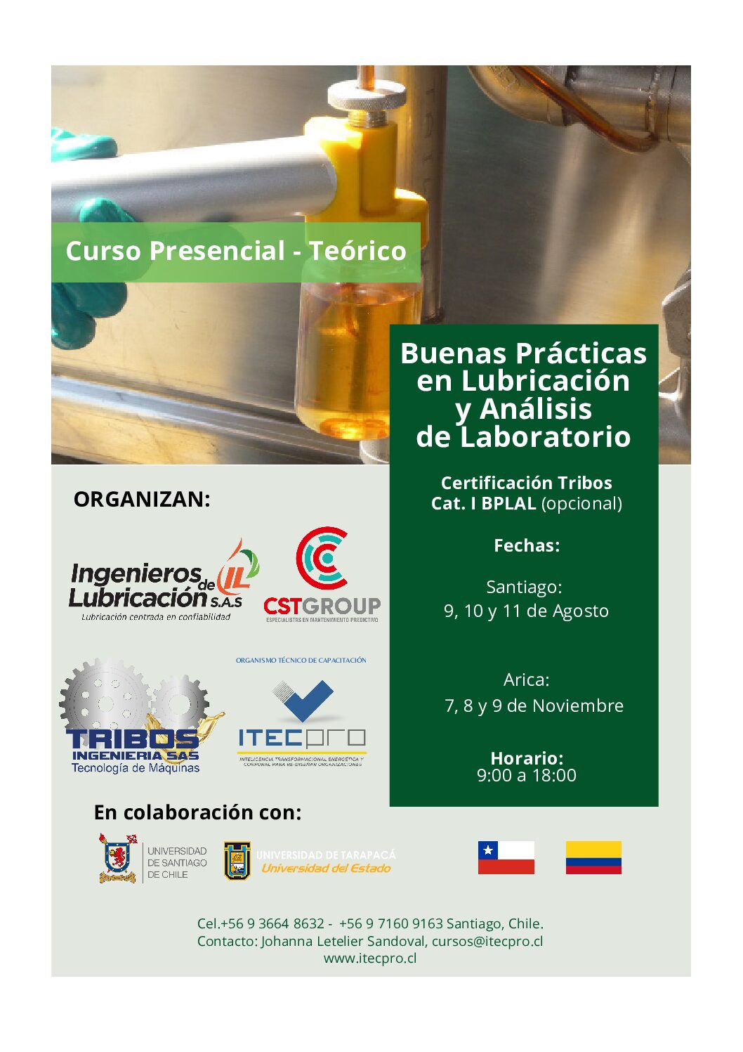 Curso Buenas Prácticas En Lubricación Y Análisis De Laboratorio ...